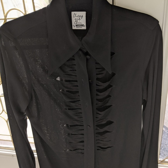 Sheer Moschino Cheap and Chic Shirt Size 4 - Picture 2 of 8